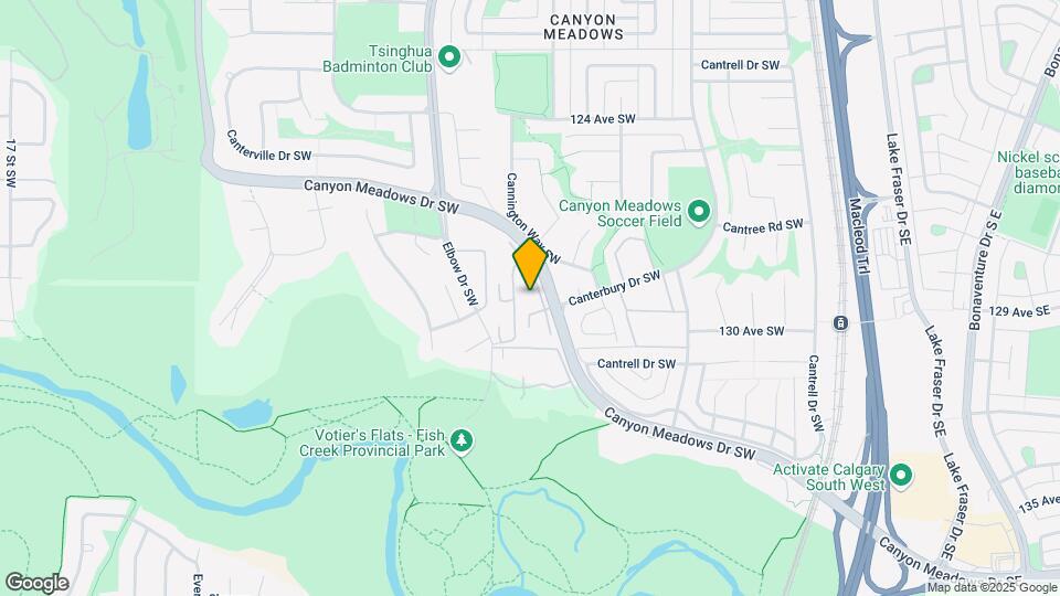 999 Canyon Meadows Dr SW Map and Location Details