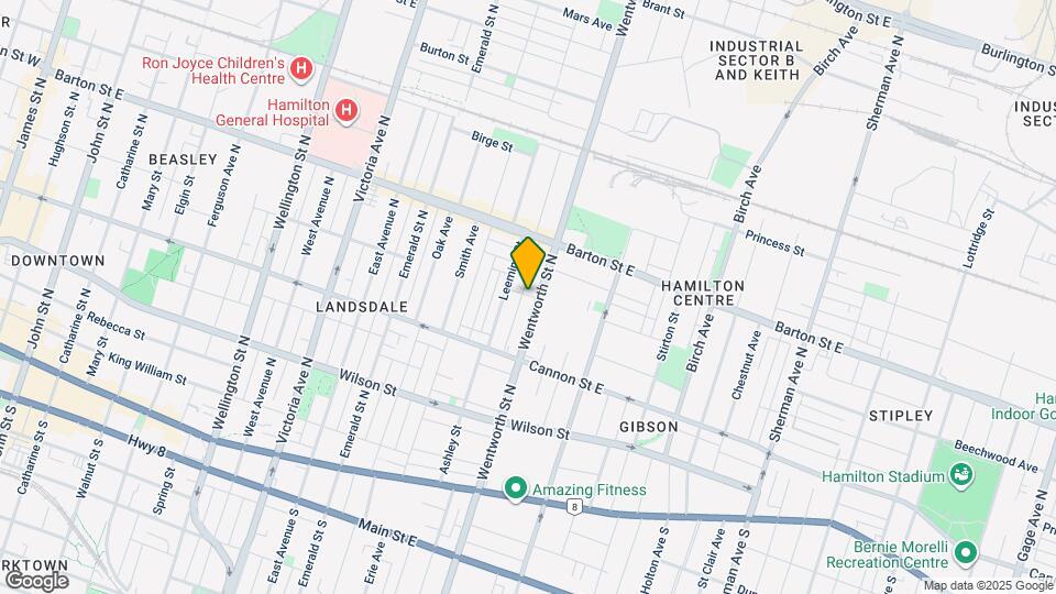 163 Wentworth St N Map and Location Details