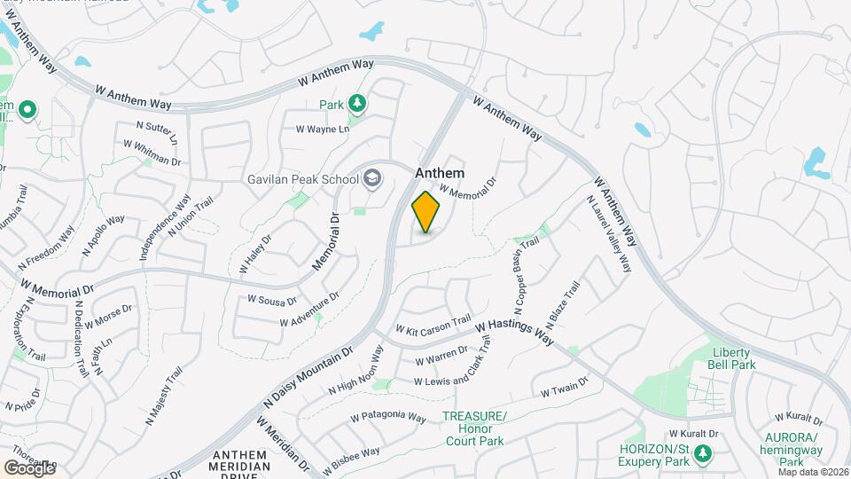 40732 N Citrus Canyon Trail Map and Location Details