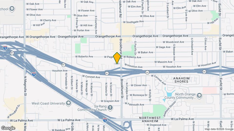 1810 W Houston Ave Mapa y Detalles de la Ubicación