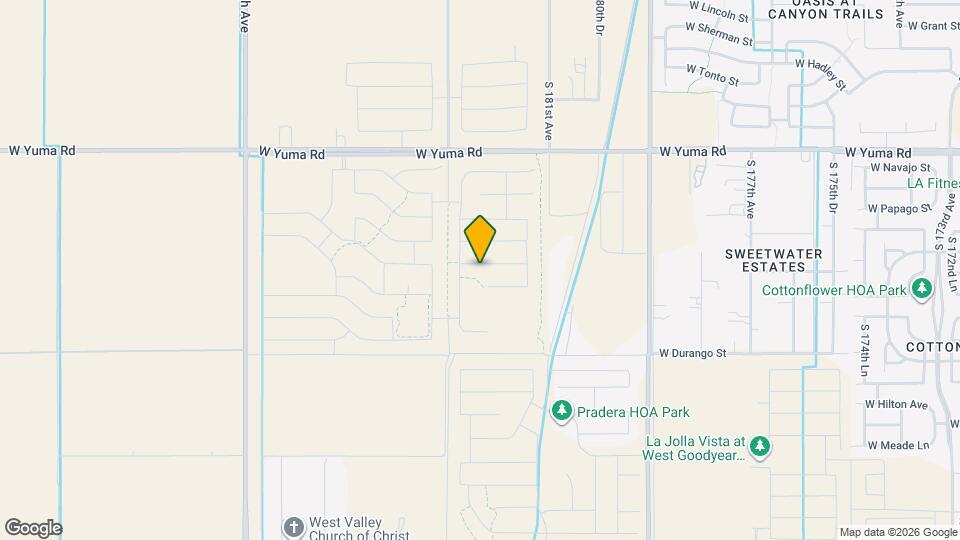 18255 W Pima St Map and Location Details