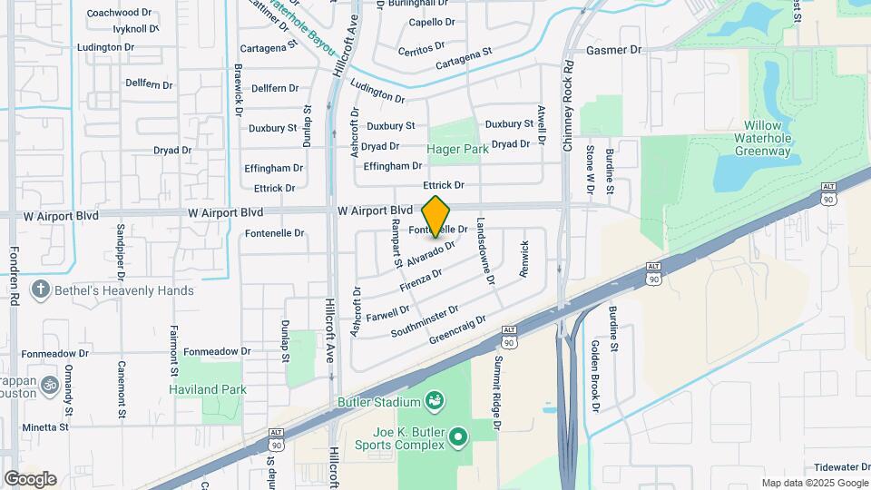 5730 Alvarado Dr Map and Location Details