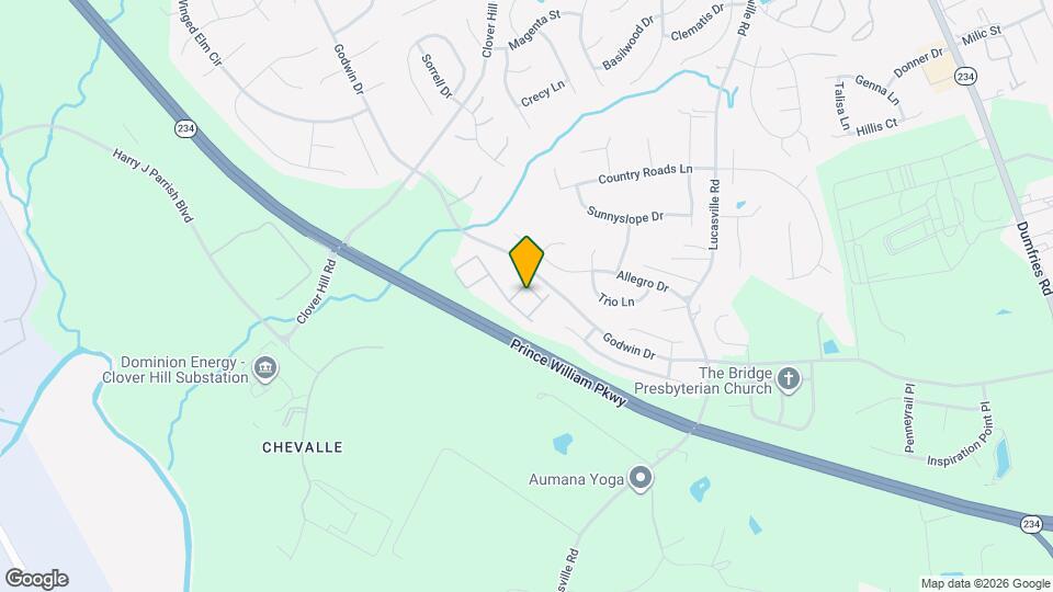 9611 Normanton Way Map and Location Details