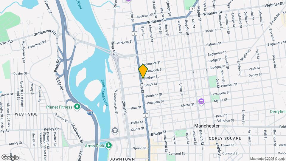 1555 Elm St Mapa y Detalles de la Ubicación