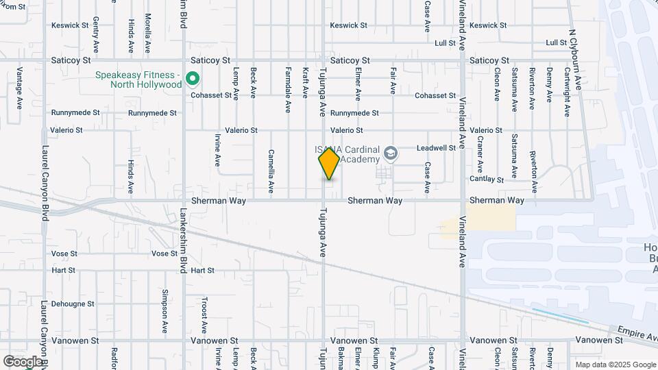 7224 Tujunga Ave Mapa y Detalles de la Ubicación