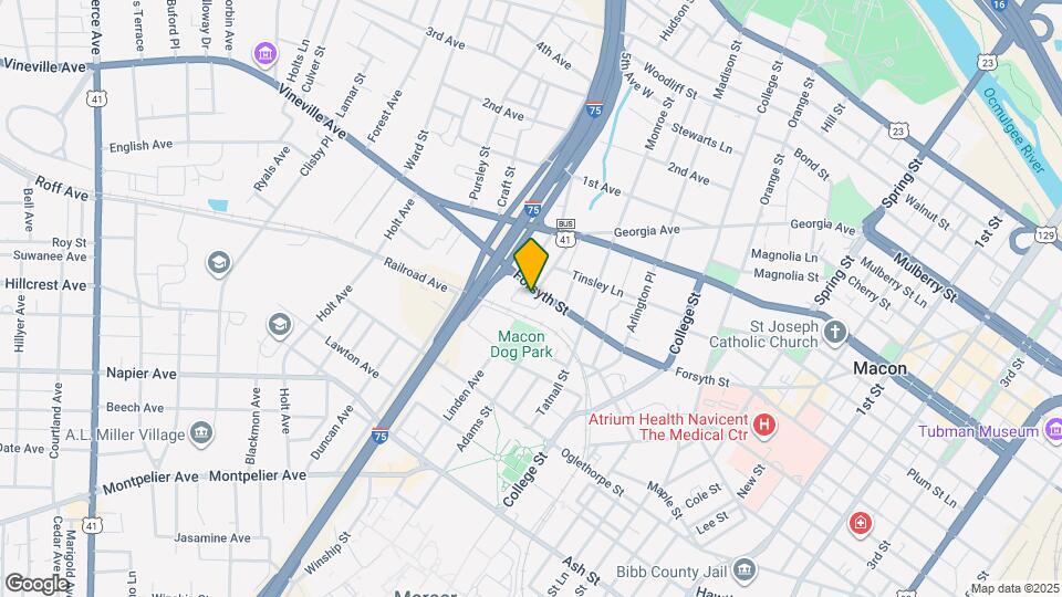 1600 Forsyth St Mapa y Detalles de la Ubicación