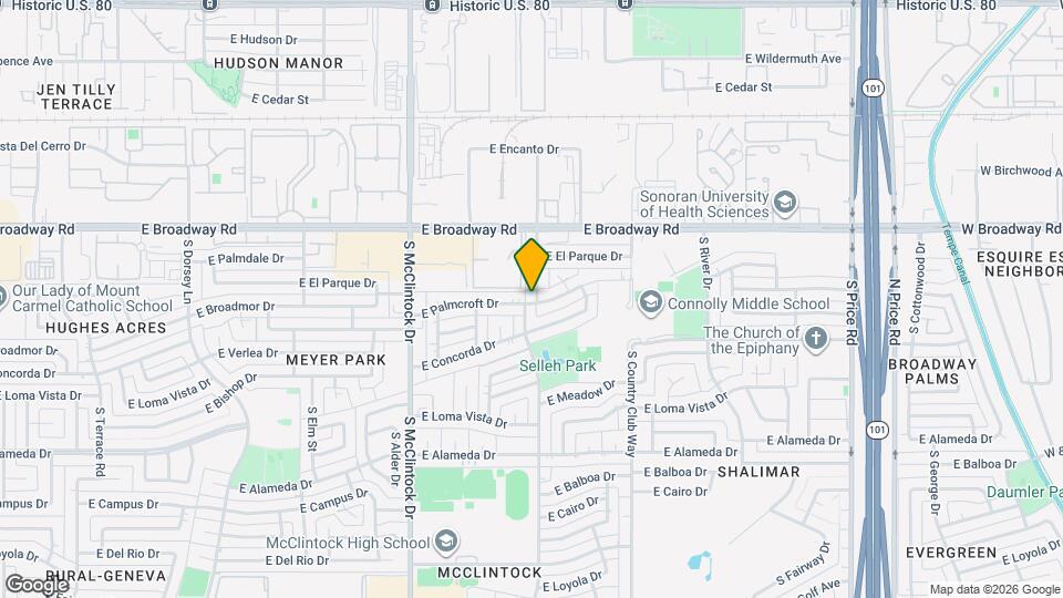 2144 S Los Feliz Dr Map and Location Details