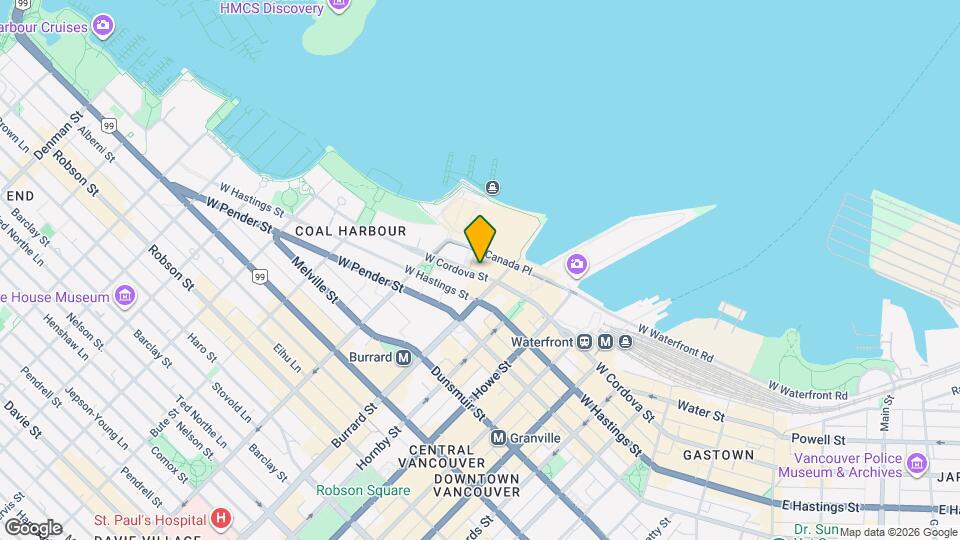 1011 Cordova St W Map and Location Details