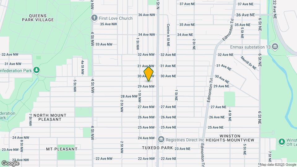120 29 Ave Map and Location Details