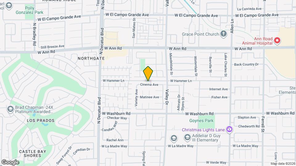 4406 Cinema Ave Map and Location Details