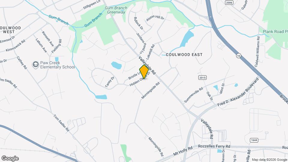7007 Hidden Creek Dr Mapa y Detalles de la Ubicación
