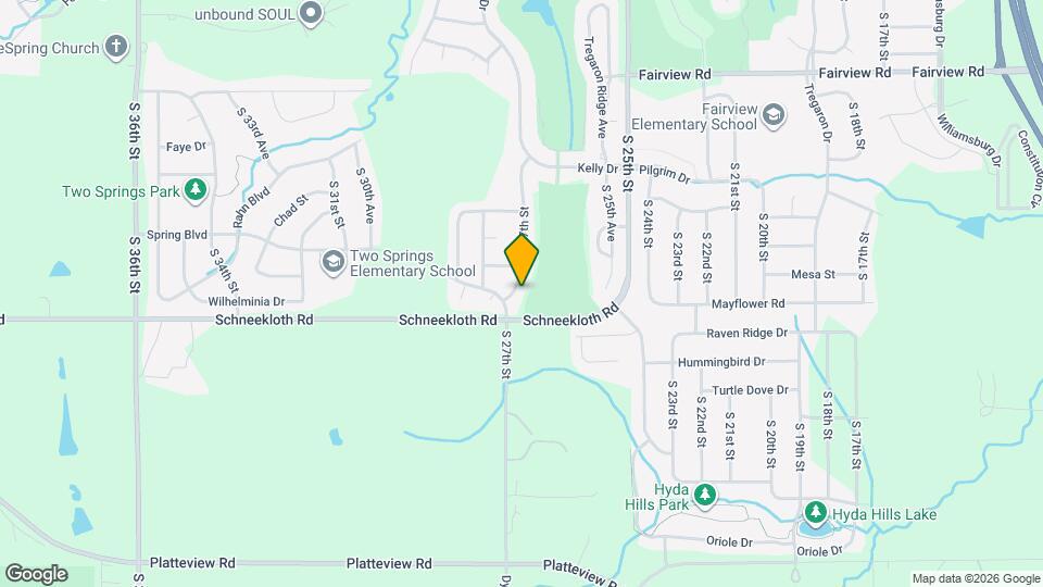 14509 S 27th St Map and Location Details