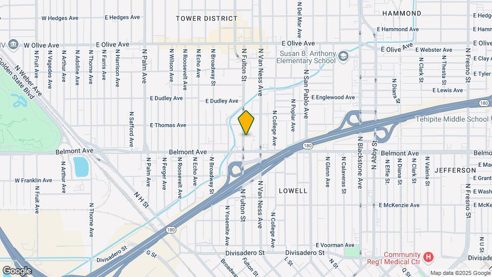532-620 N Fulton St Mapa y Detalles de la Ubicación