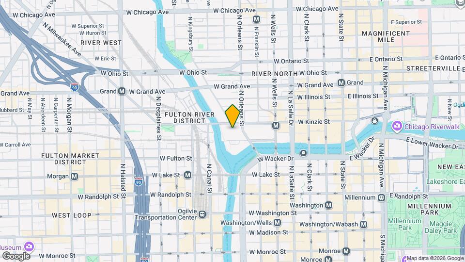 341 W Kinzie St Map and Location Details