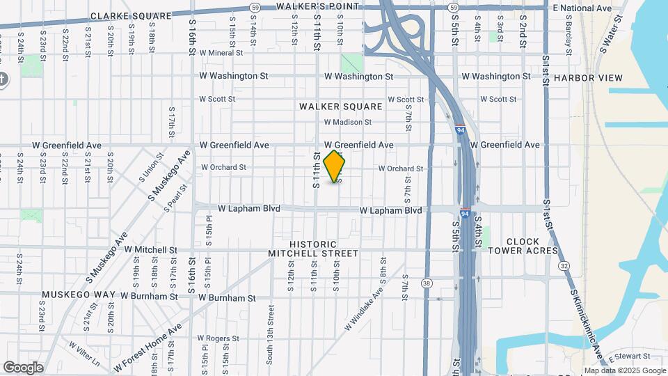 1543 S 10th St Map and Location Details