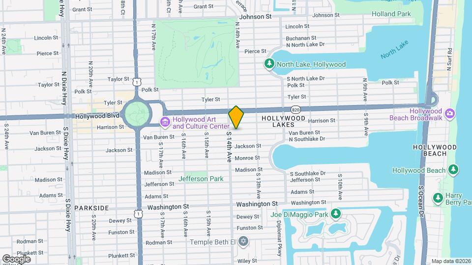 1351 Van Buren St Map and Location Details