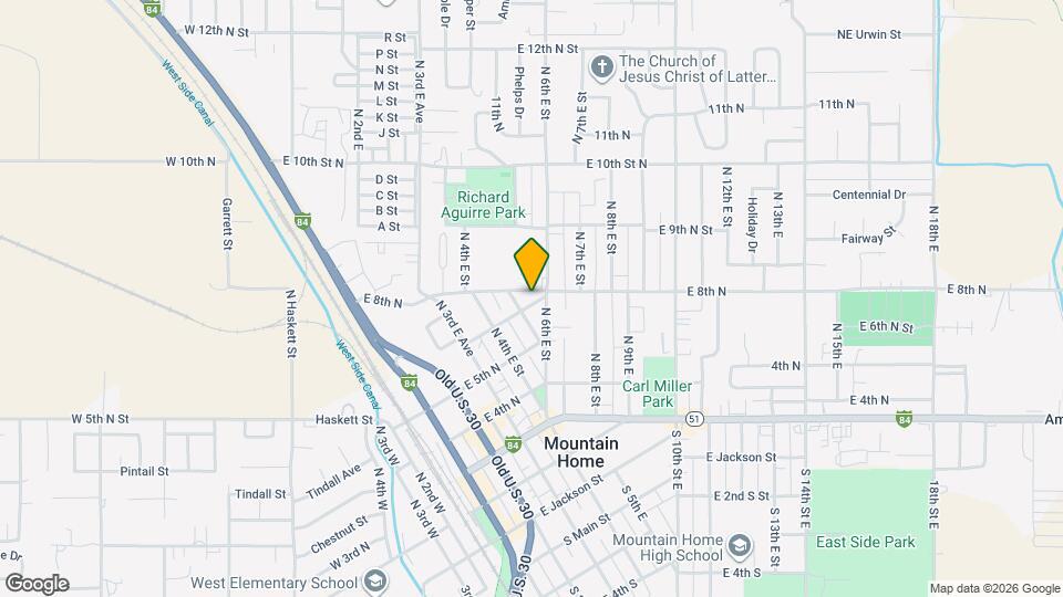 560 E 6th N Map and Location Details