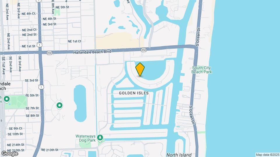 410 Golden Isles Dr Map and Location Details