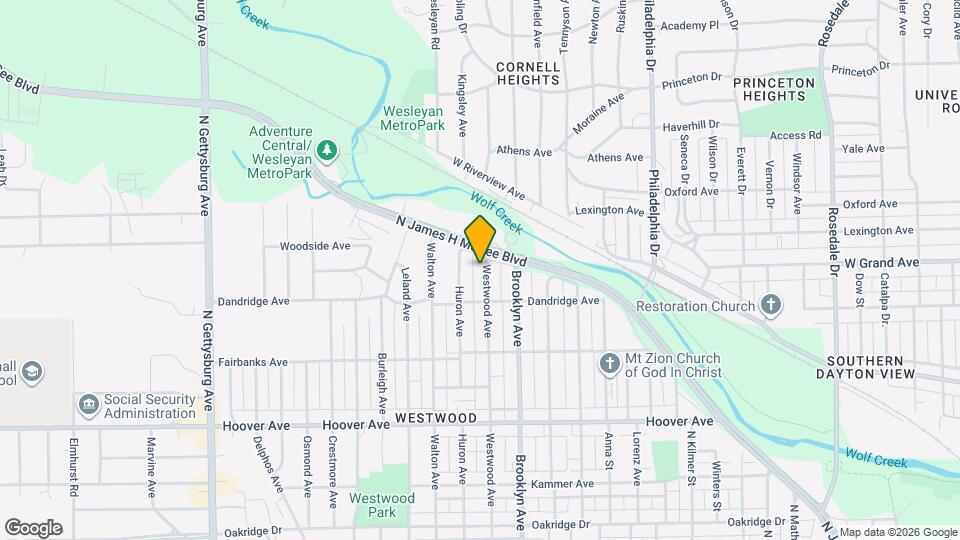 941 Westwood Ave Map and Location Details