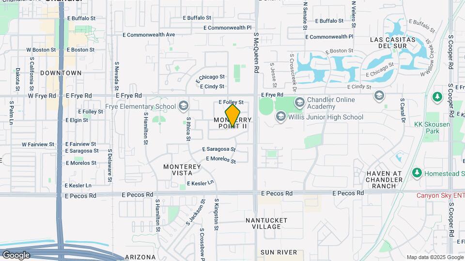 901 E Whitten St Map and Location Details