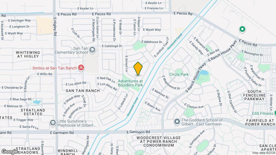 3641 S Loback Ln Map and Location Details
