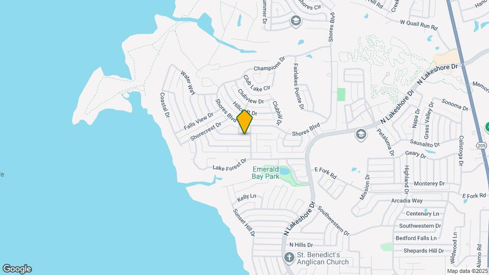 2075 Crestlake Dr Map and Location Details