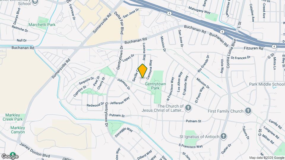 2929 Lucena Way Map and Location Details