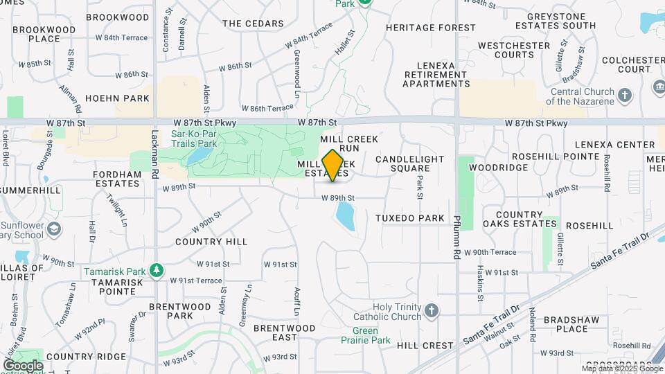 14121 W 88th Pl Map and Location Details