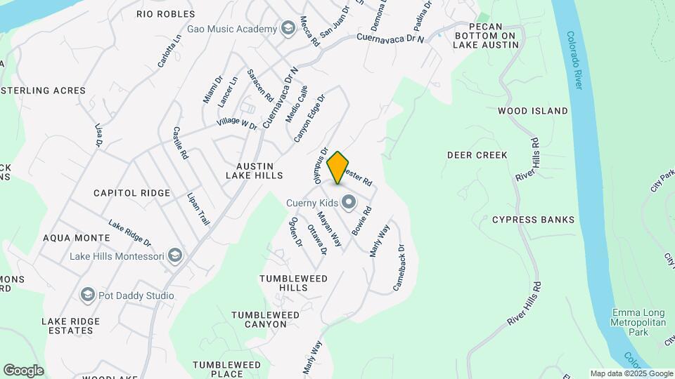 9405 Caracas Dr Map and Location Details