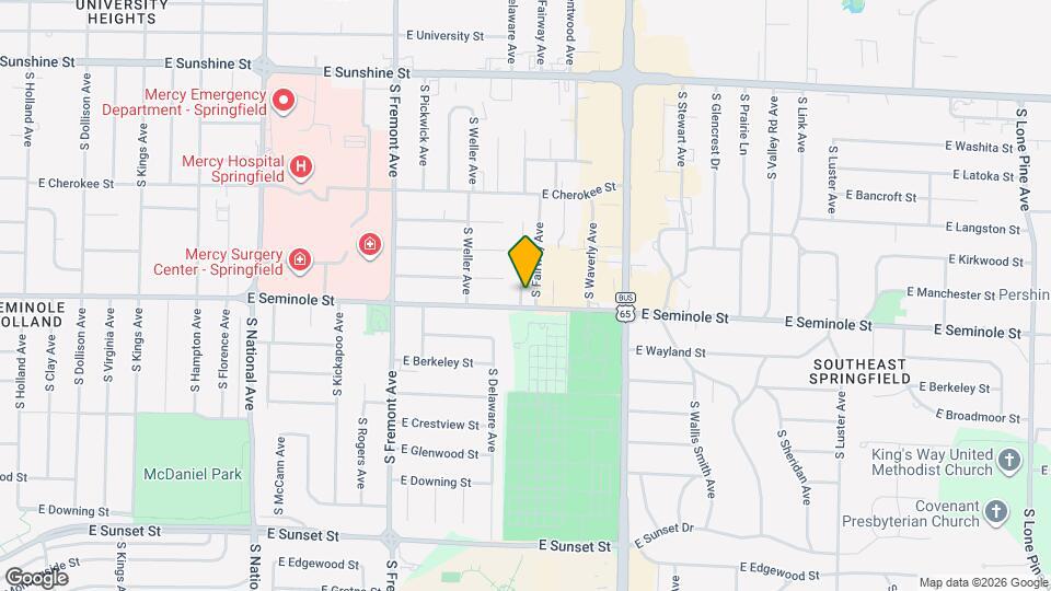 2154 S Delaware Ave Map and Location Details