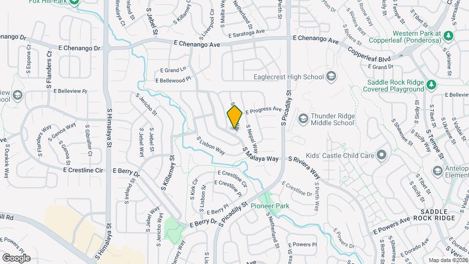 5330 S Malaya Way Map and Location Details