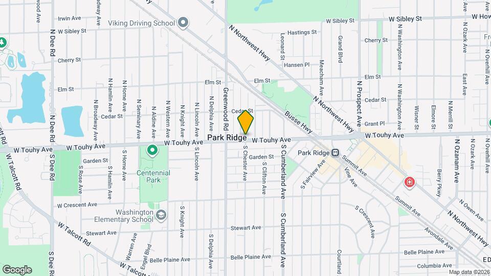 1050 W Touhy Ave, Unit 2 Map and Location Details