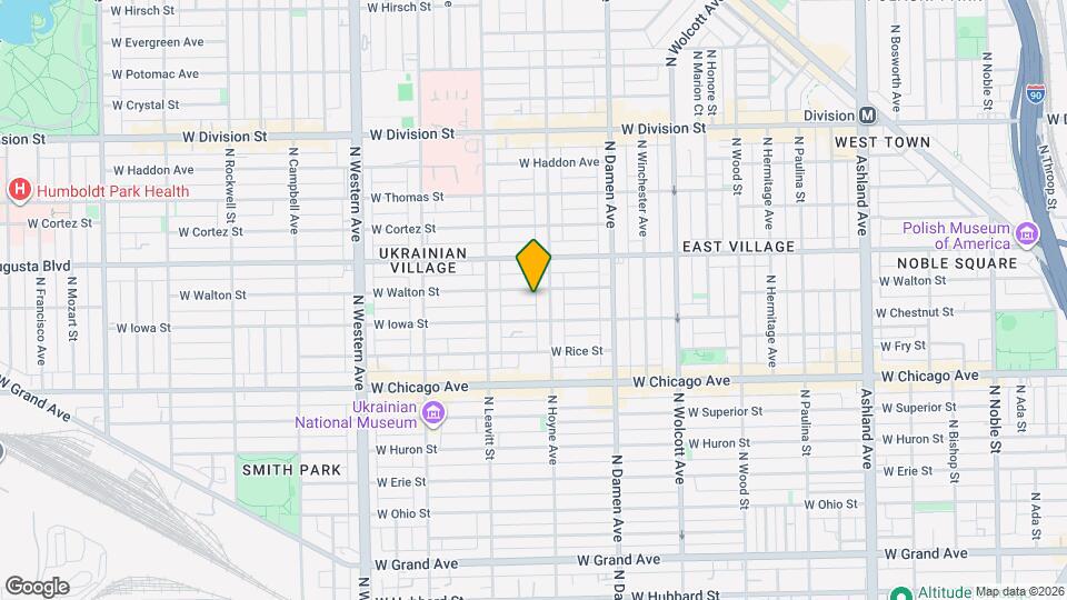 2113 W Walton St Map and Location Details