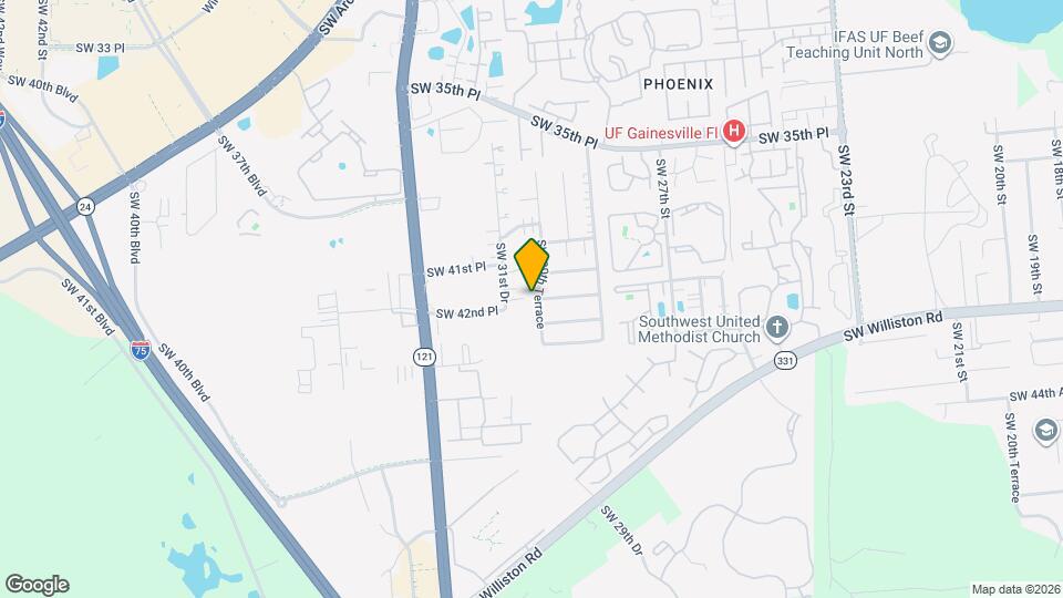 3836 SW 30th Terrace Map and Location Details