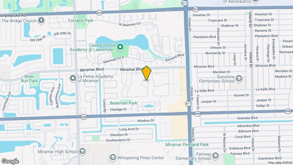 2616 SW 83rd Terrace Map and Location Details