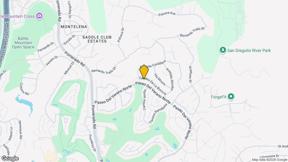 12767 Camino De La Breccia Map and Location Details