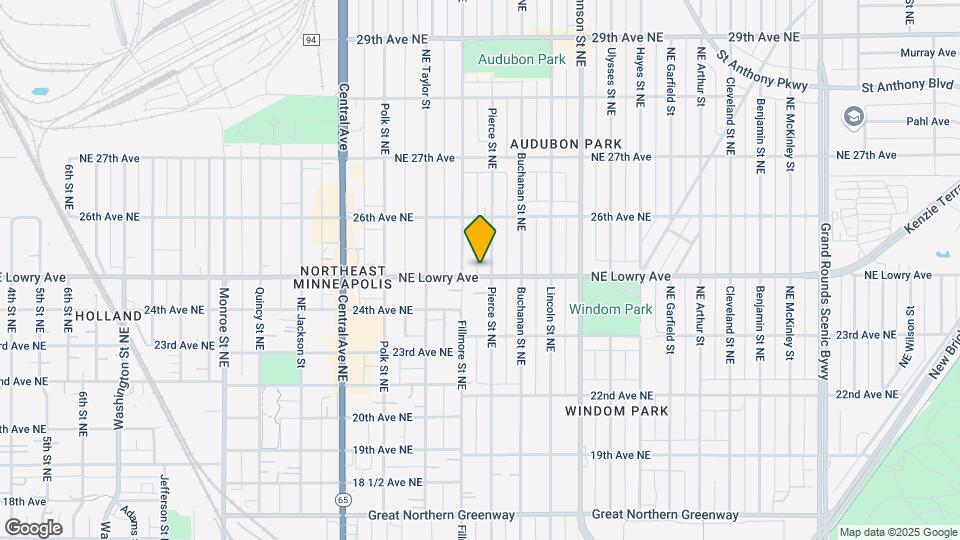 1213 NE Lowry Ave, Unit 2 Map and Location Details