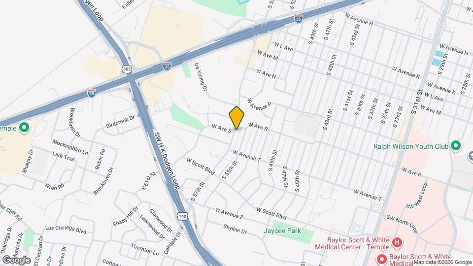 1821 S 57th St Map and Location Details