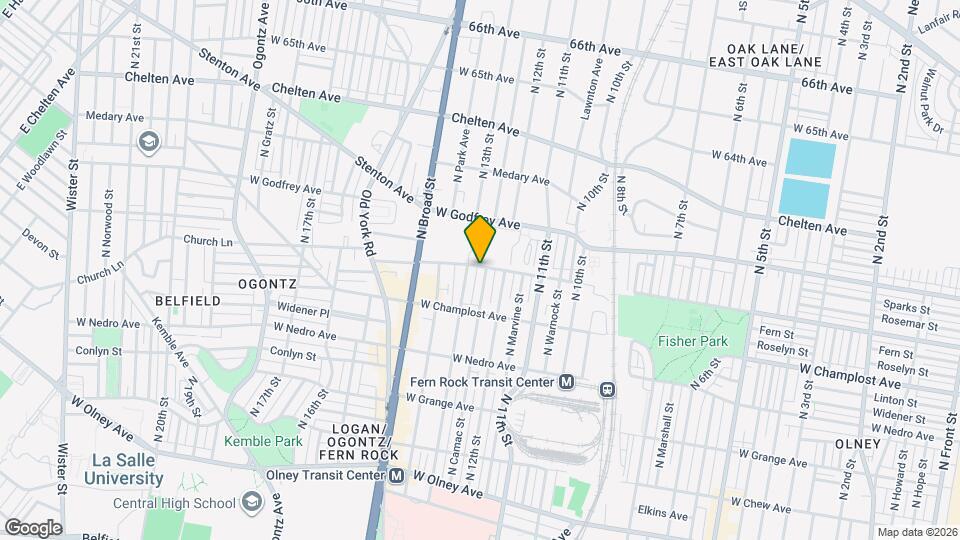 6062 N Camac St Map and Location Details