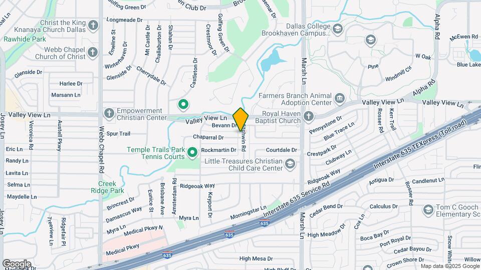 13105 Mitchwin Rd Map and Location Details