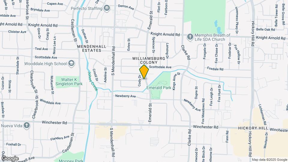 3411 Emerald St Map and Location Details