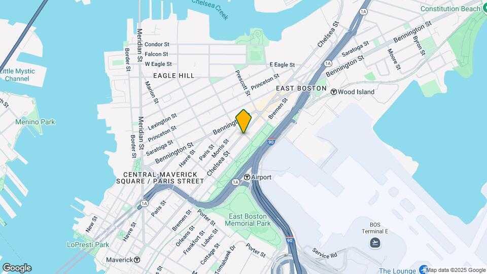 289 Chelsea St, Unit 1 Map and Location Details