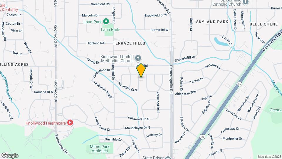 2855 Woodline Dr E Map and Location Details