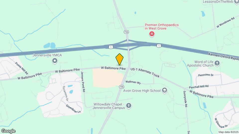 816 W Baltimore Pike Map and Location Details