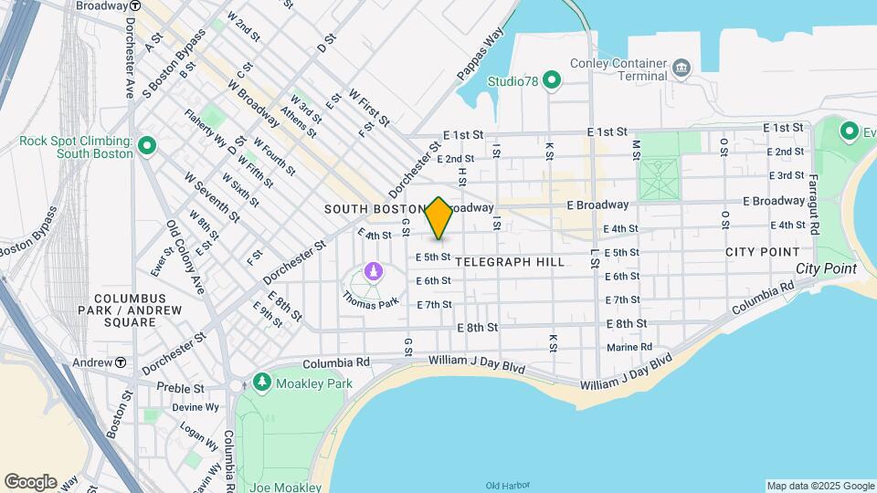 549 E 4th St Map and Location Details