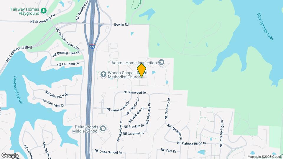 4709 NE Freehold Dr Map and Location Details