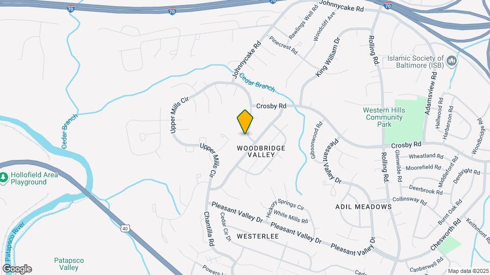 6801 Upper Mills Cir Map and Location Details