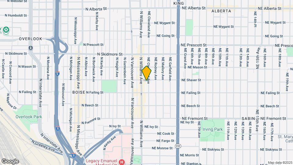 3969 NE Cleveland Ave Map and Location Details