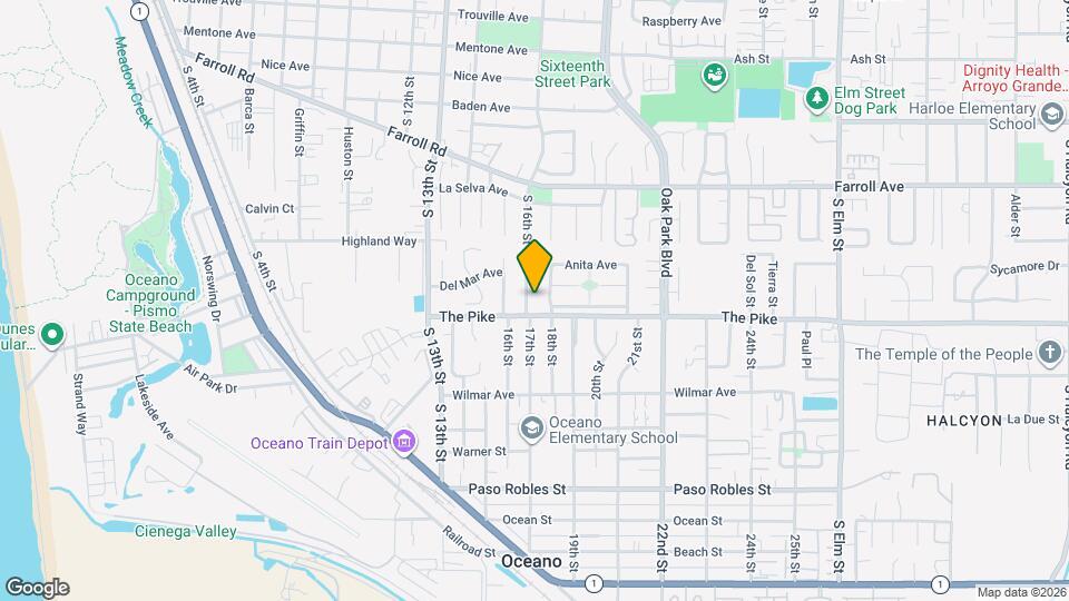 1283-1285 S 16th St Map and Location Details