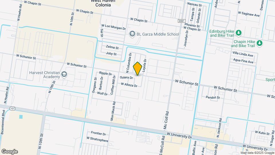 3303 W Solera Rd Map and Location Details